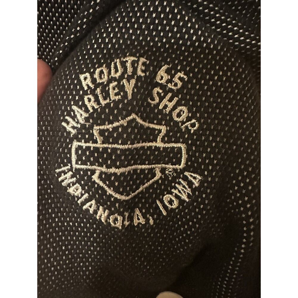 XL Harley Davidson 100% Combed Cotton Polo Route 65 Harley Shop Indianola, Iowa - Picture 5 of 9